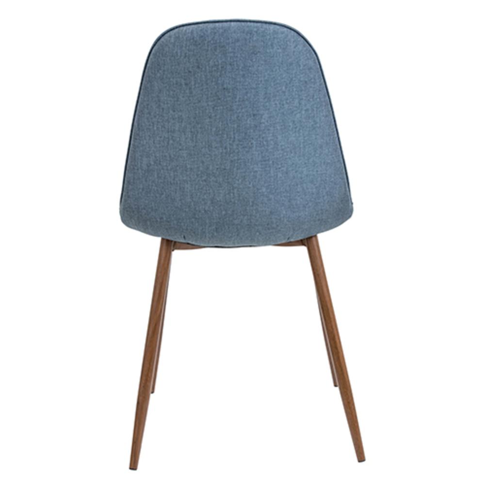 Walnut, Blue Pebble Dining Chair - Set of 2. Picture 5