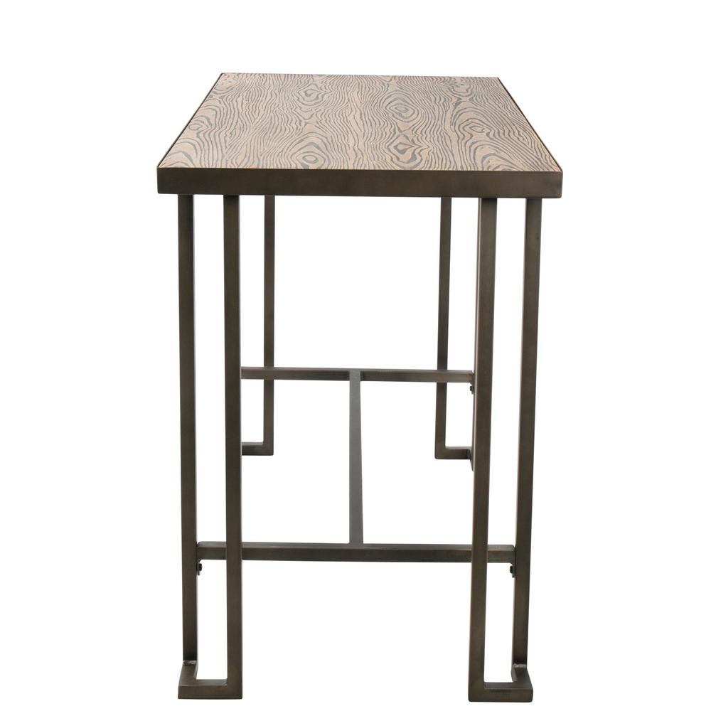 Antique, Brown Wood Roman Counter Table. Picture 2