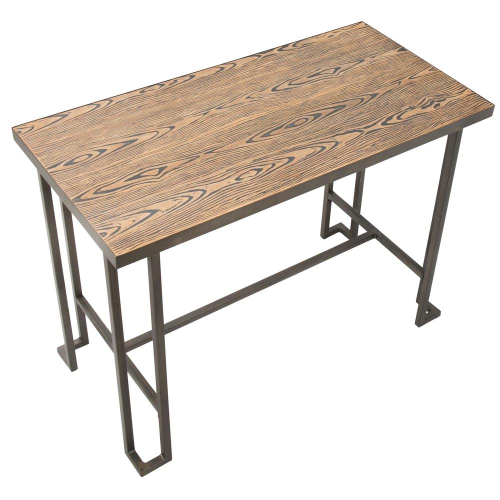 Antique, Brown Wood Roman Counter Table. Picture 5