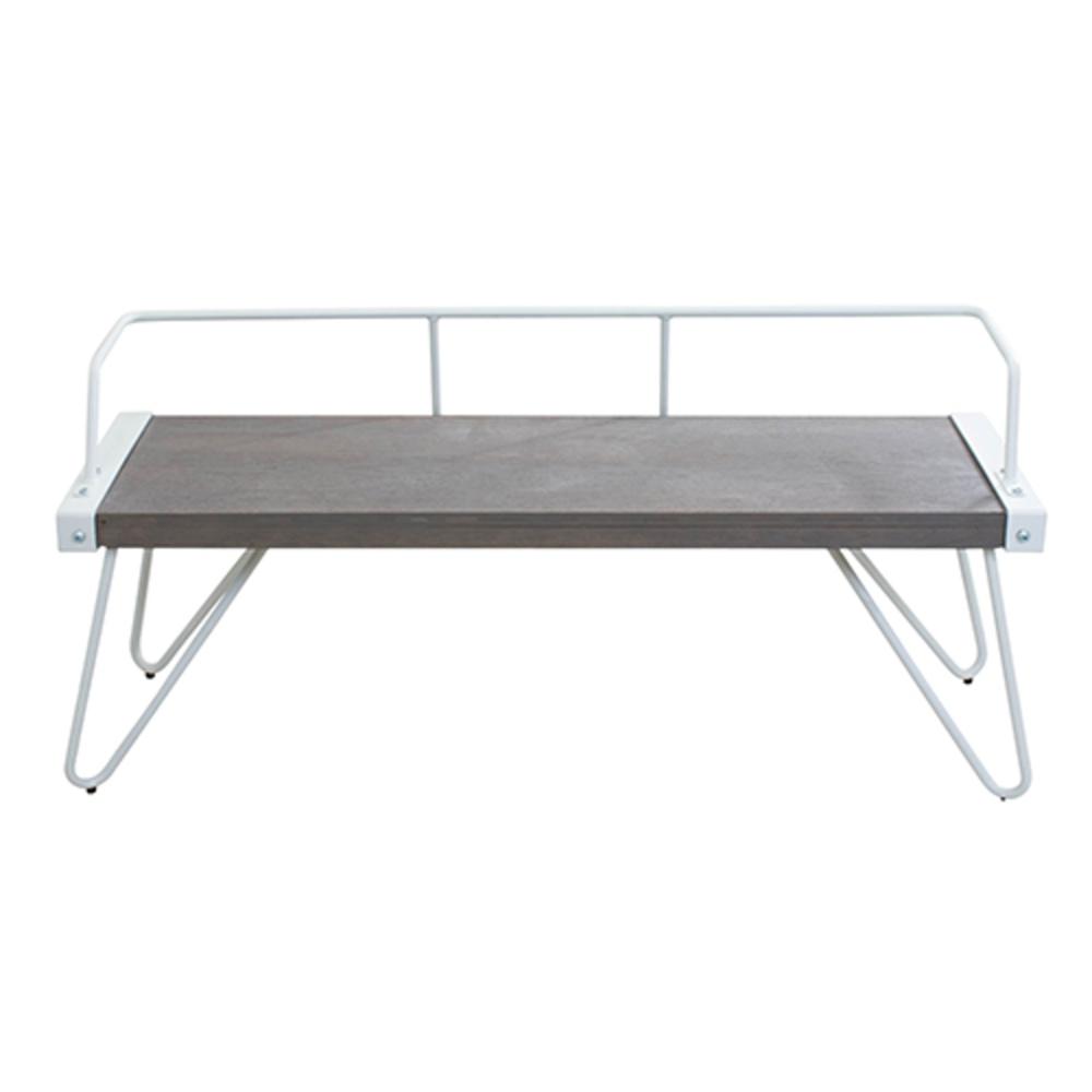 White, Grey Stefani Bench. Picture 5