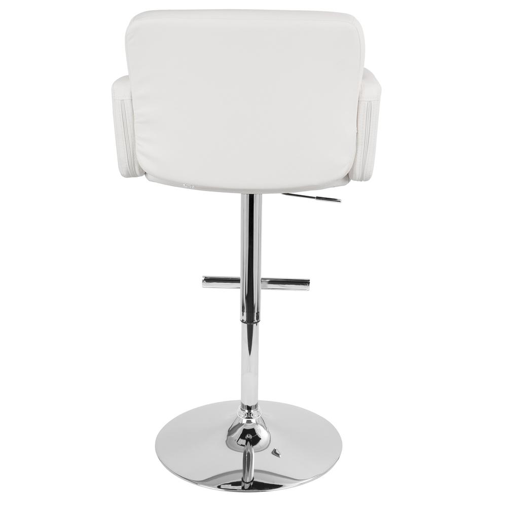 White Stout Barstool. Picture 4