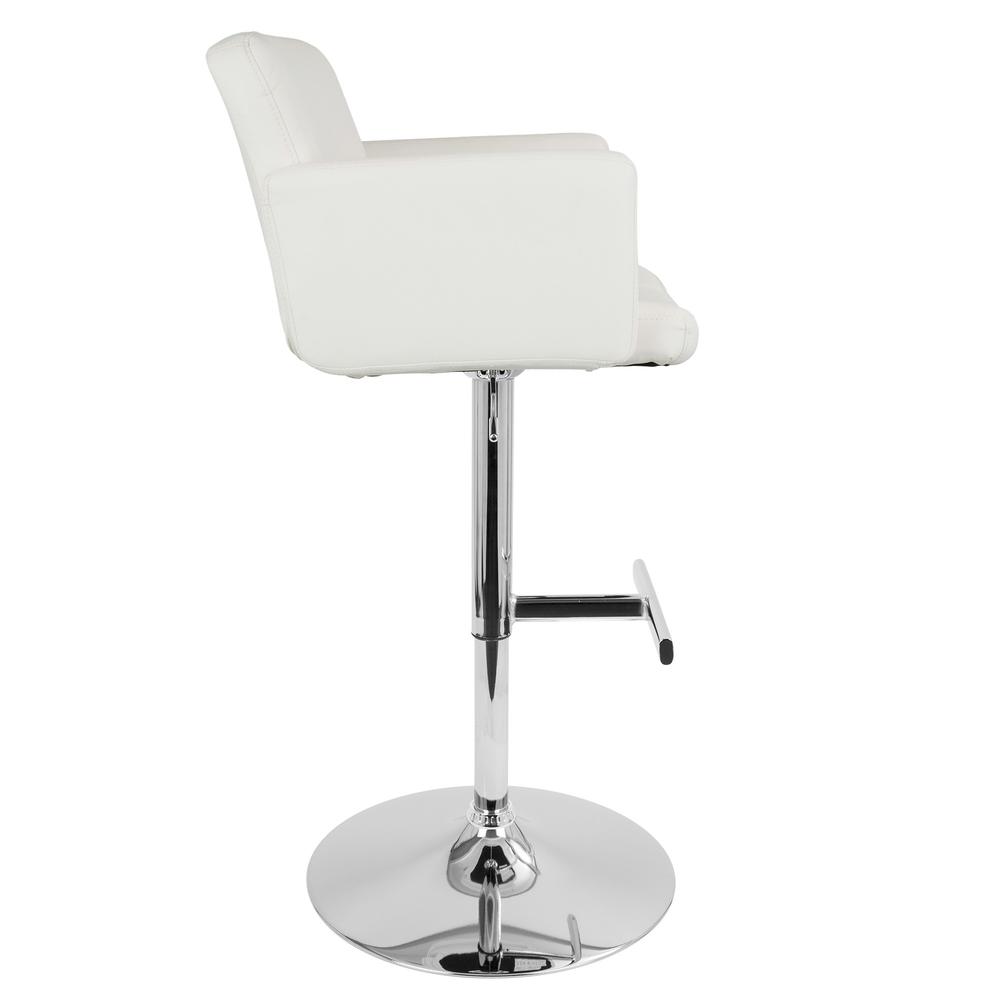 White Stout Barstool. Picture 2