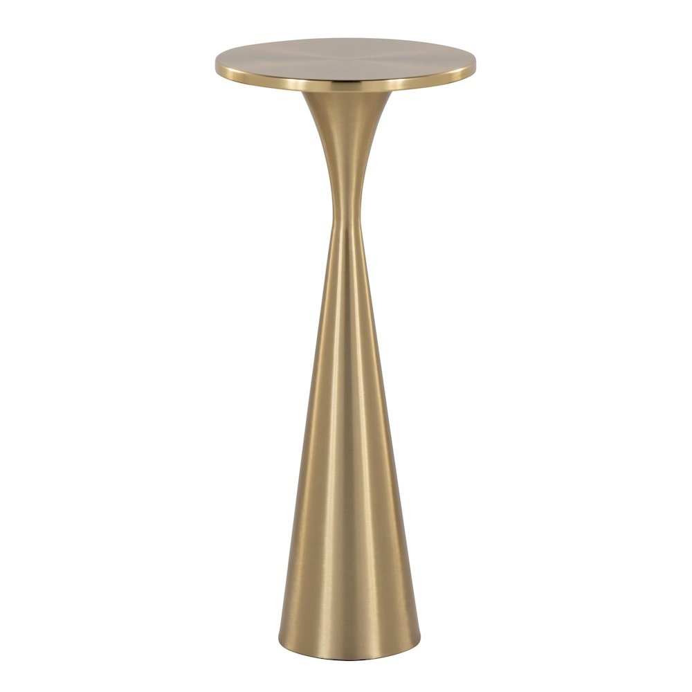Gemma 22" Metal Side Table. Picture 1