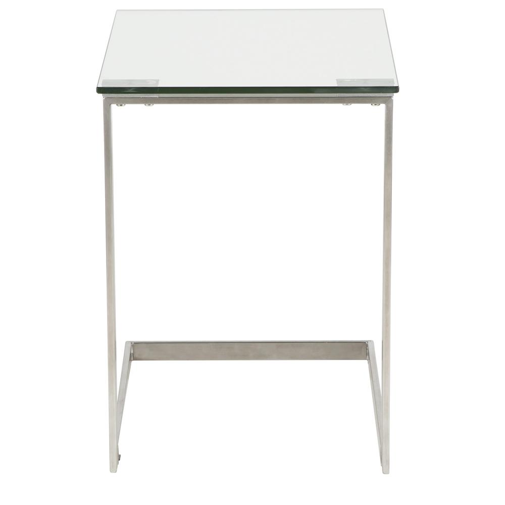 Glass Zenn Glass End Table. Picture 4