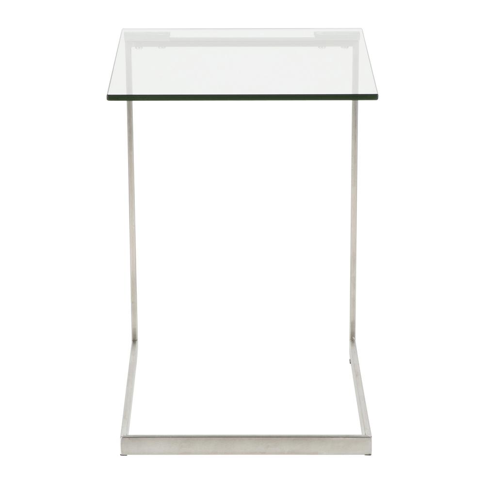 Glass Zenn Glass End Table. Picture 5
