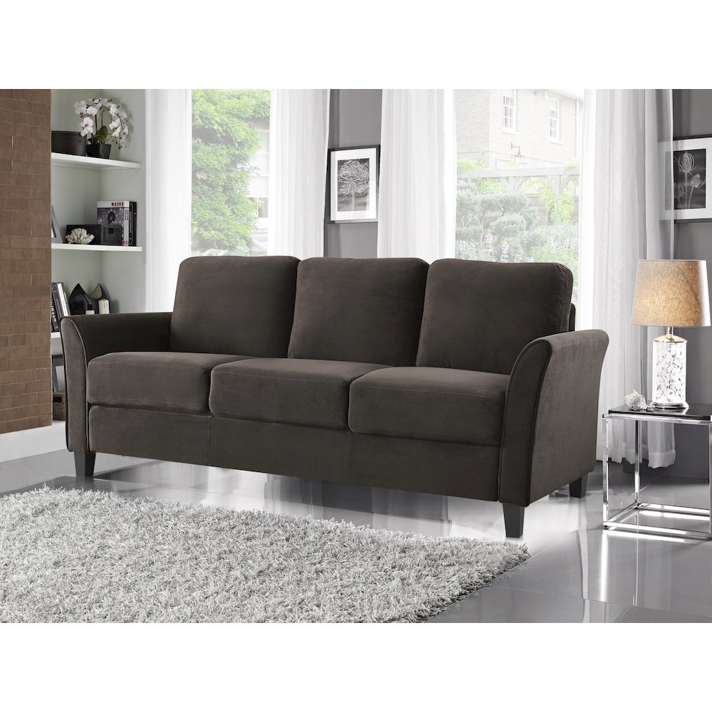 Westin Sofa Curved Arm Coffee. Picture 7
