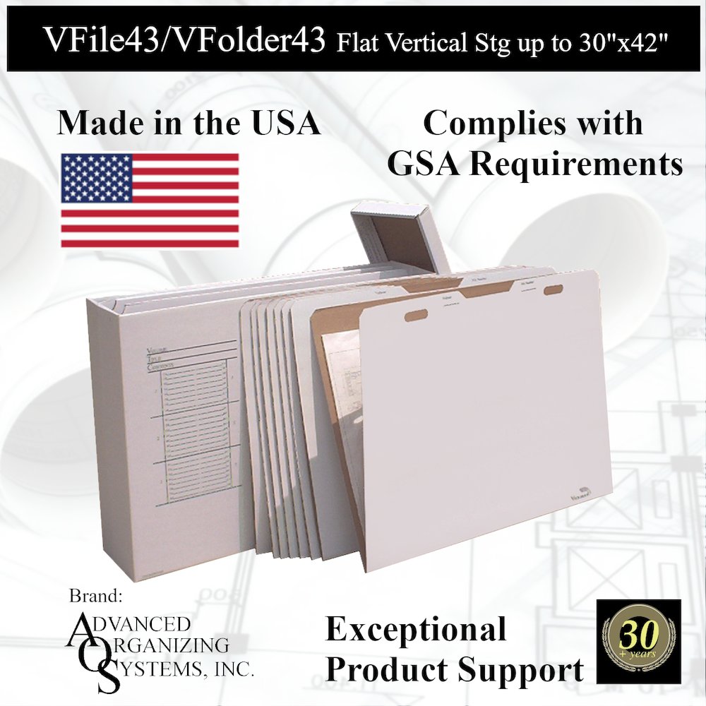 VFolder43 Stores Flat Items Up to 30” X 42”. Picture 2