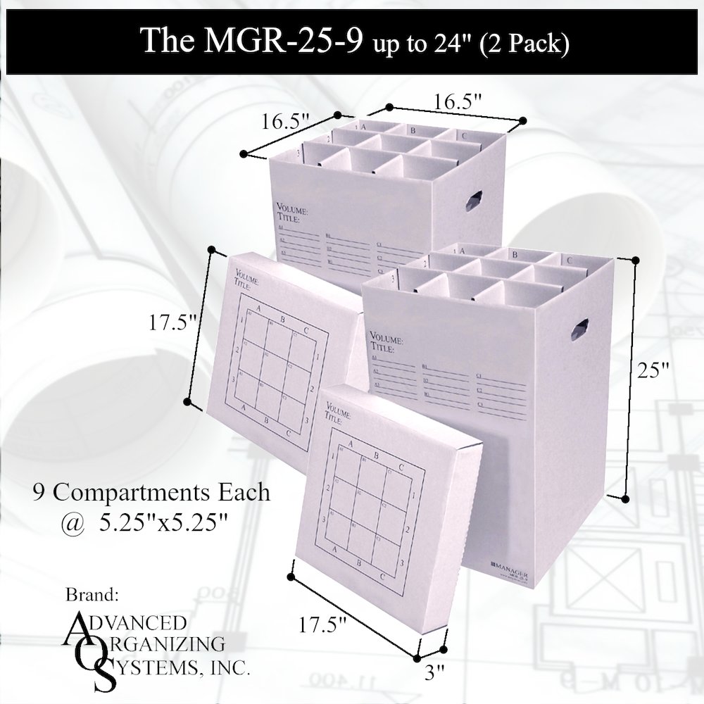 Stores Rolled Items Up to 24” In Length. Picture 4