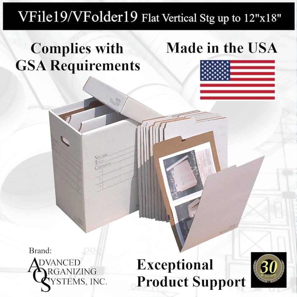 VFolder19 Stores Flat Items Up to 12”x18”. Picture 2