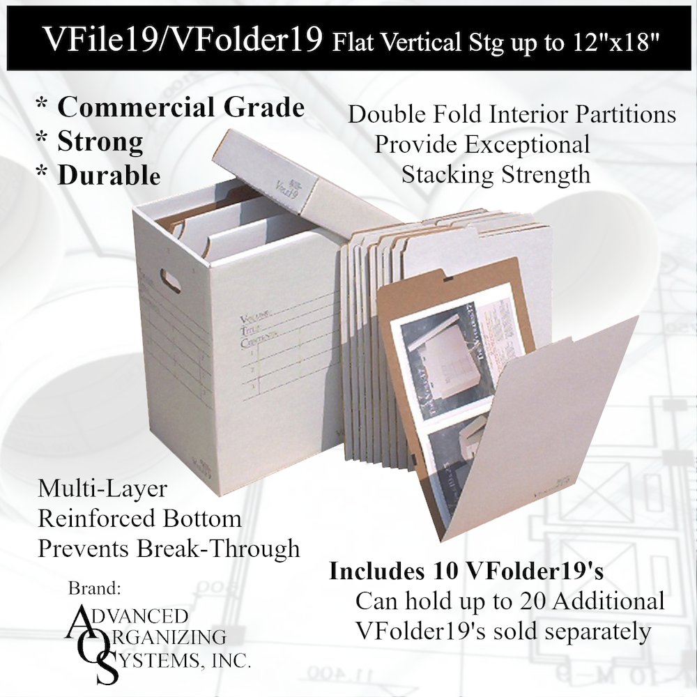 VFolder19 Stores Flat Items Up to 12”x18”. Picture 3