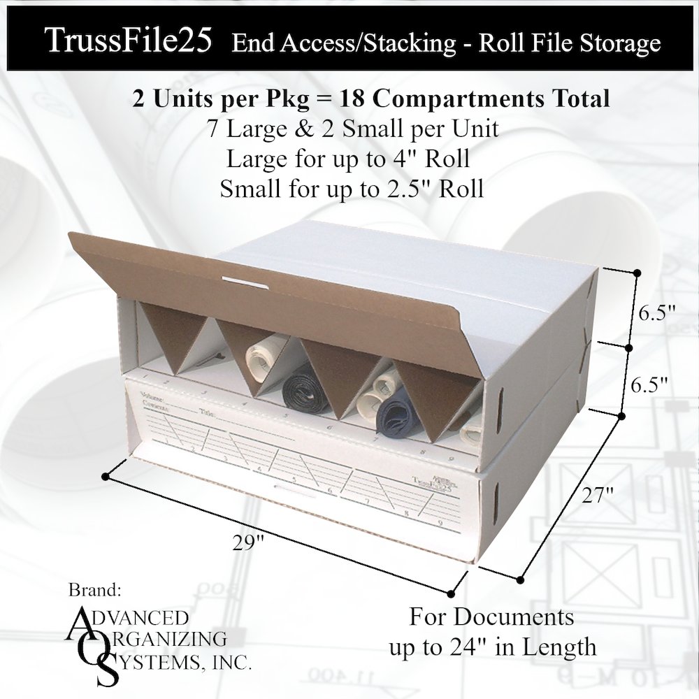 Modular Stackable Roll Storage Up to 24” In Length. Picture 4