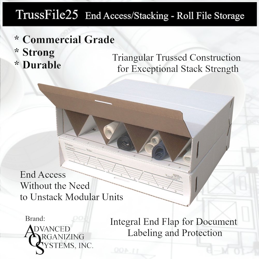 Modular Stackable Roll Storage Up to 24” In Length. Picture 3