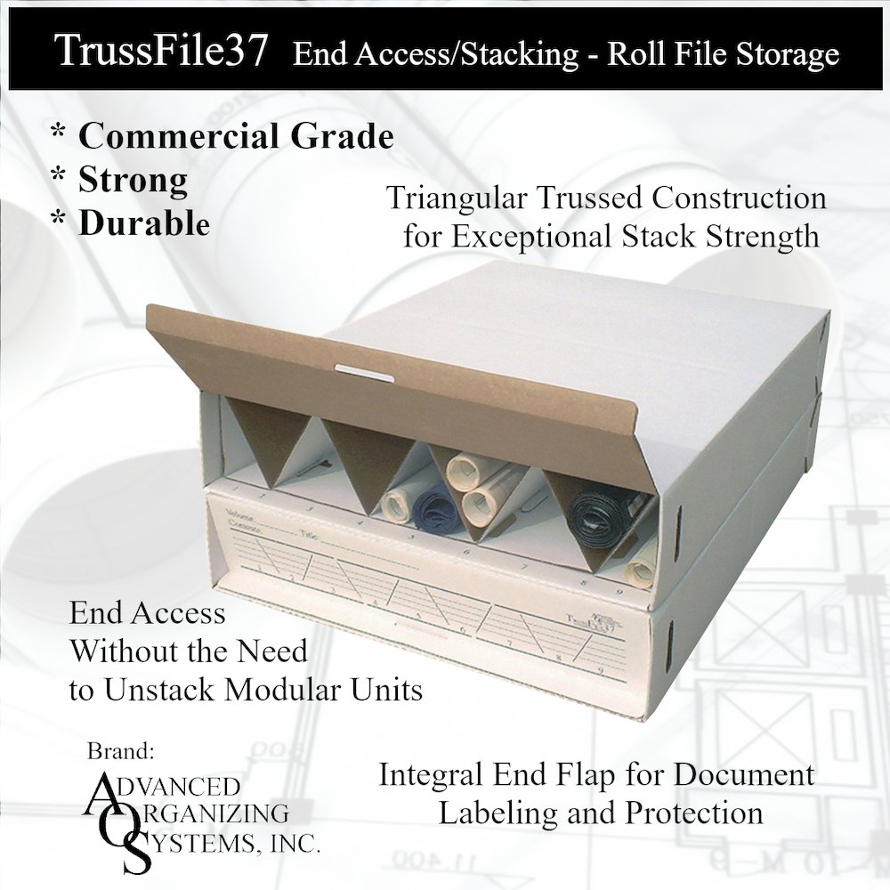 Modular Stackable Roll Storage Up to 36” In Length. Picture 3