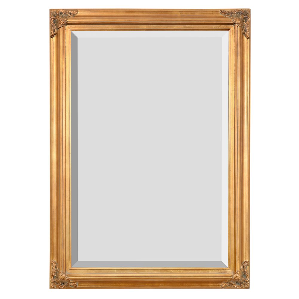 Mini Grand Victorian Mirror 24x36 Antique Gold. Picture 1
