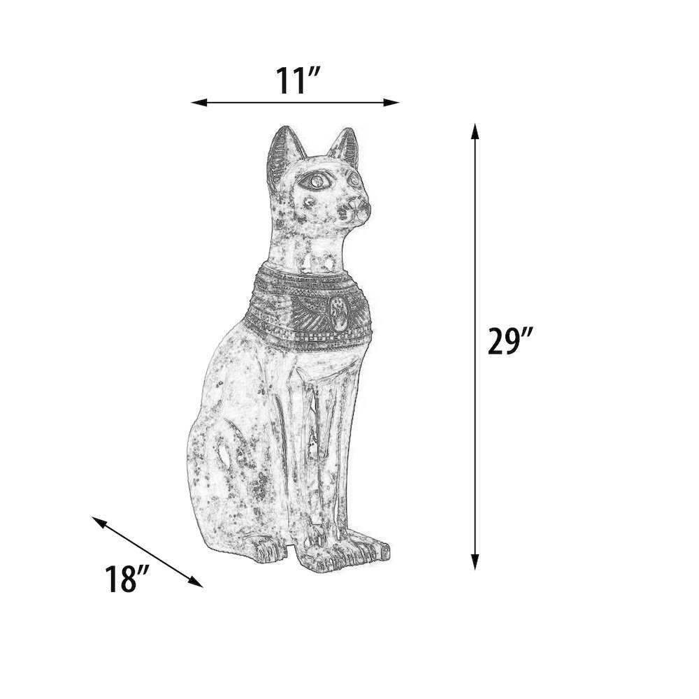Egyptian Cat Goddess Statue. Picture 4