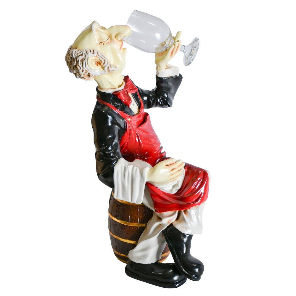 Sitting Connoisseur on Barrel. Picture 1
