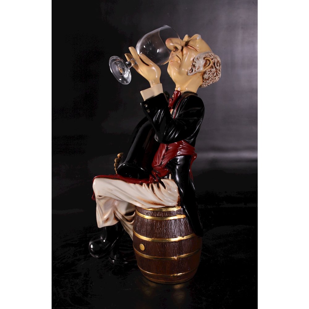 Sitting Connoisseur on Barrel. Picture 3