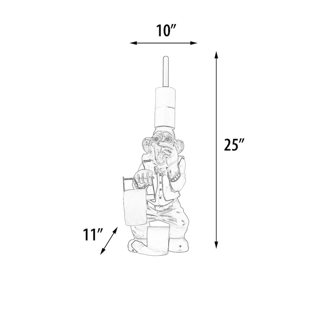 Toilet Monkey TP Holder. Picture 5