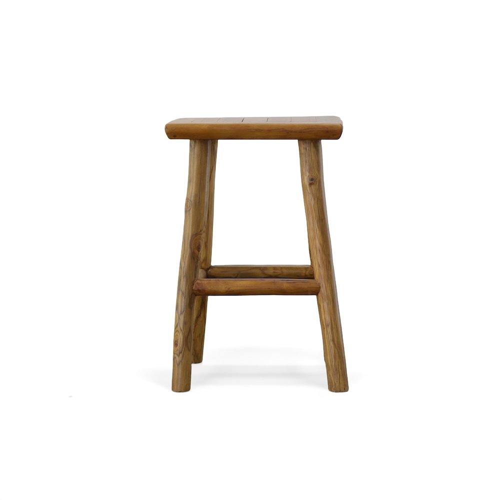Adirondack Teak Bar Stool. Picture 1