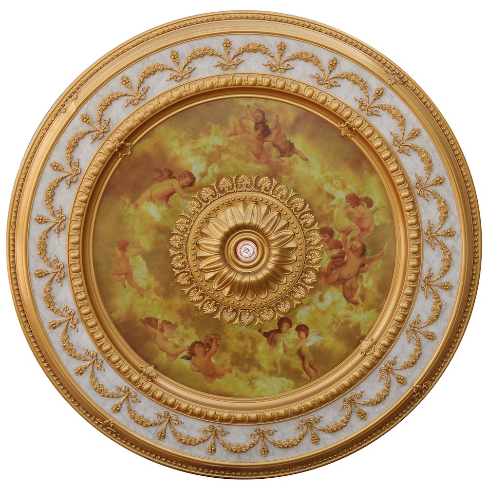Sistine Chapel Classical Round Chandelier Ceiling Medallion 63. Picture 2
