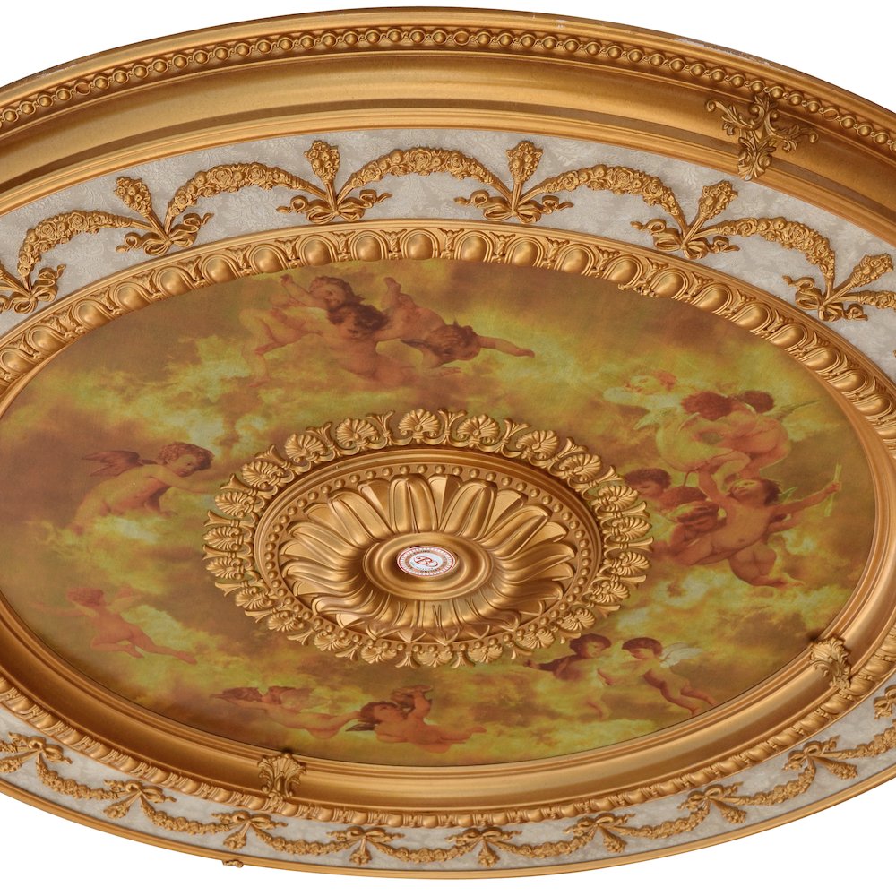 Sistine Chapel Classical Round Chandelier Ceiling Medallion 63. Picture 3