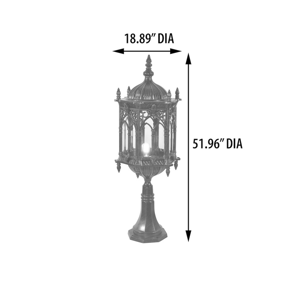 Gothic Column Lamp. Picture 5