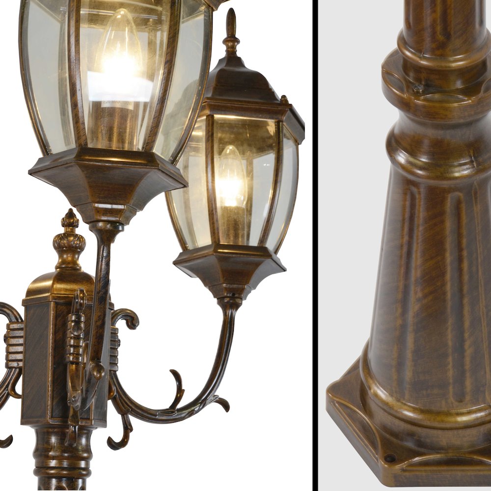 Aston 3 Light Street Lamp. Picture 3