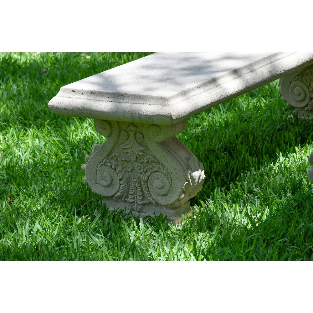 Classic Acanthus Garden Table and Bench set of 3 (KIT). Picture 3