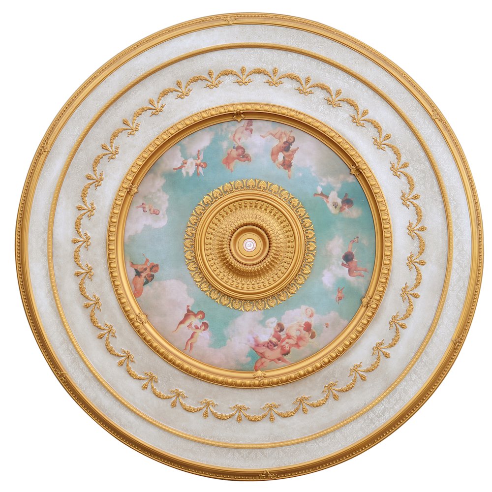 Sistine Chapel Classical Grand Ceiling Medallion 98.5 Inch Diameter. Picture 2