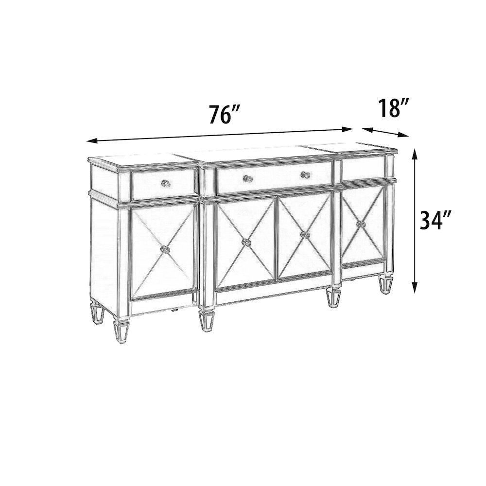 Park Avenue Credenza. Picture 5