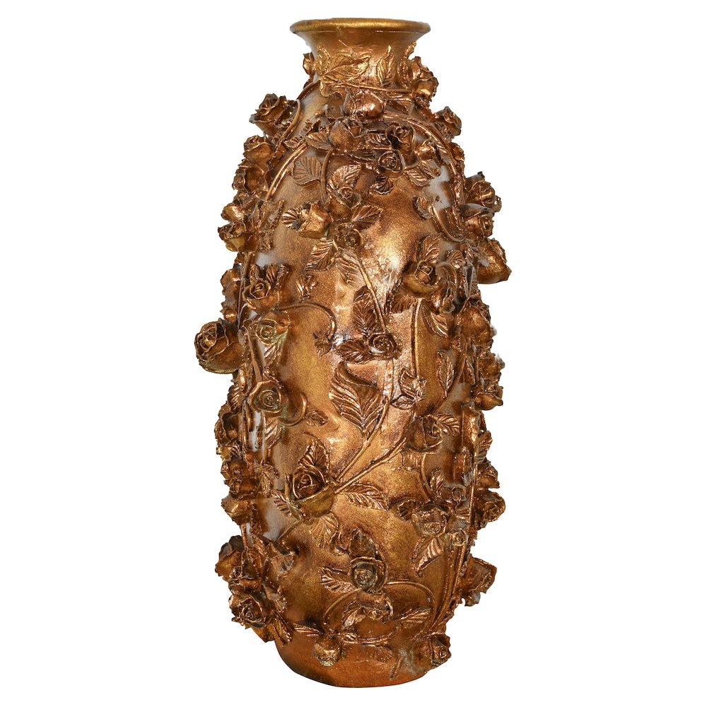 Golden Garden Jar Vase. Picture 3