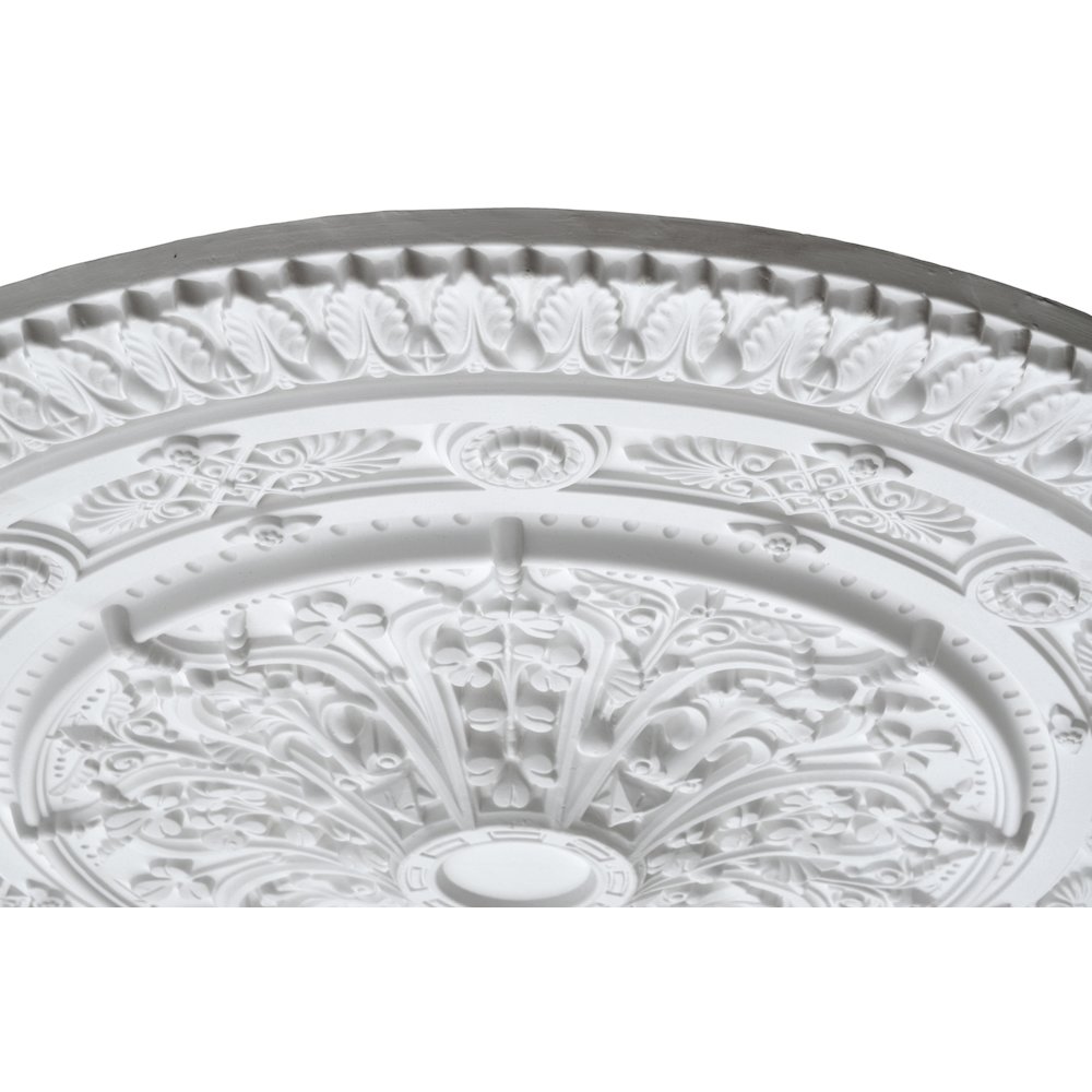 Classic White Round Ceiling Medallion 37 Inch Dia. Picture 4
