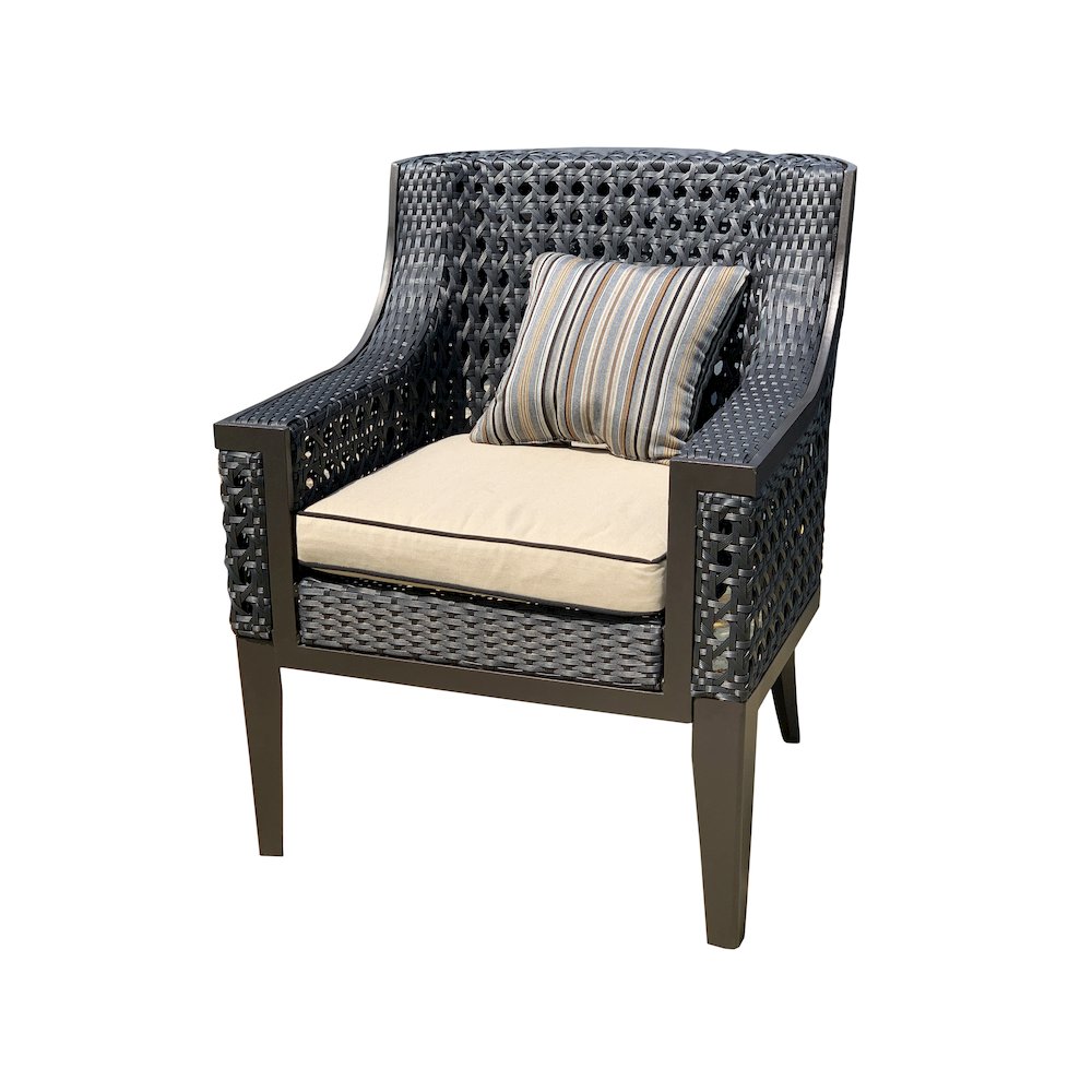 Monterey Dining Chair with Cushion and pillow. Picture 1