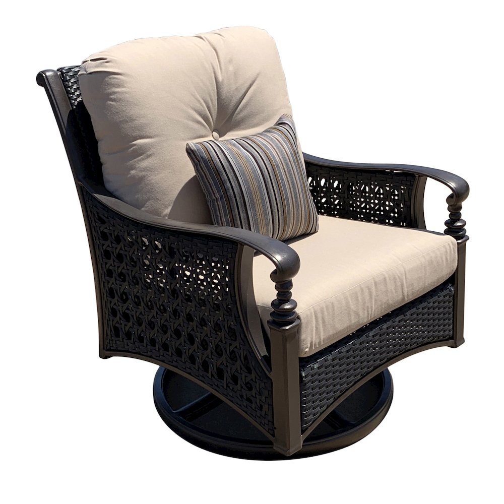Monterey Swivel Rocking Club Chair. Picture 1
