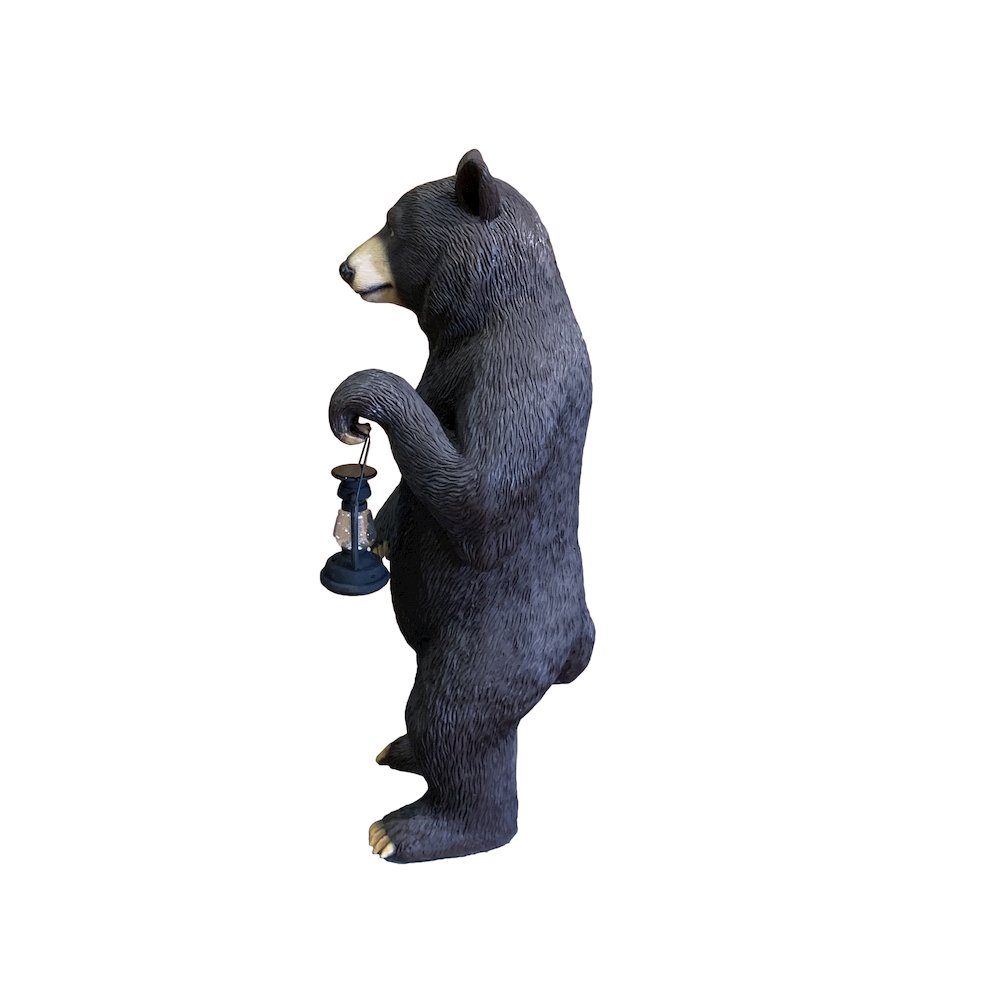 Standing Bear with Solar Lantern 3.50 FT. Picture 2