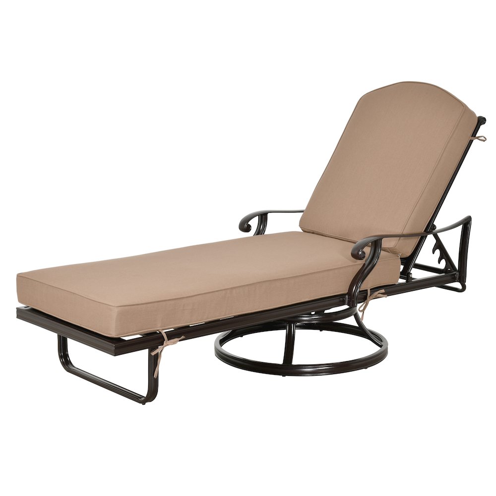 Savannah Swivel Chaise Lounge. Picture 1