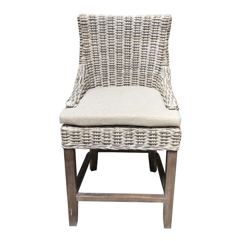 Alfresco Counter Stool Kuba Weave Savannah Wash. Picture 2