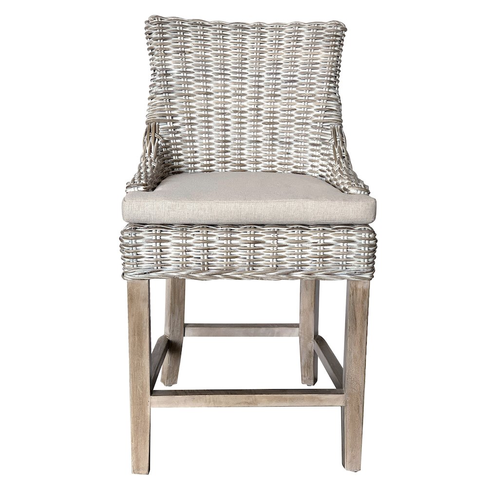 Alfresco Counter Stool Kuba Weave Savannah Wash. Picture 3