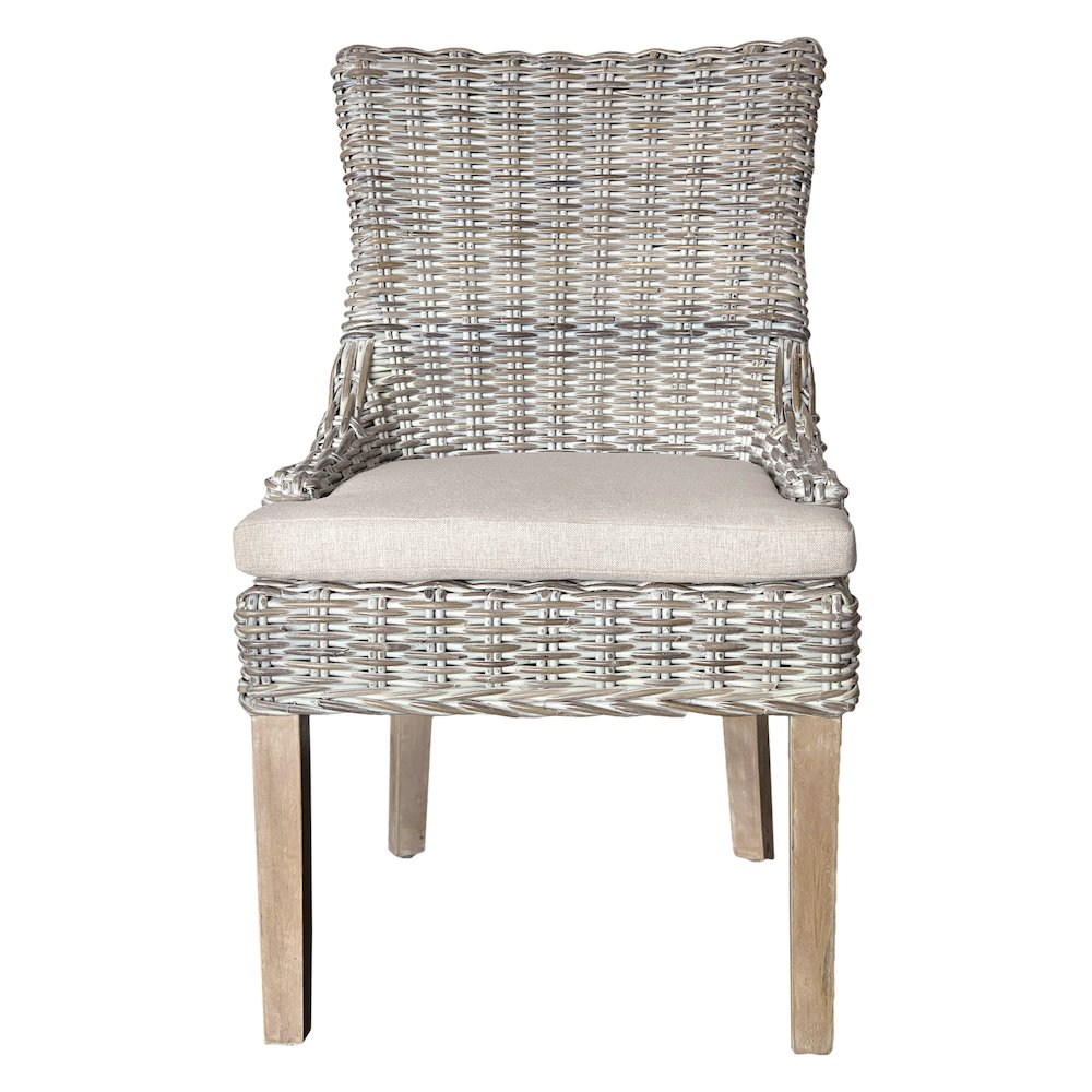Alfresco Dining Chair Kuba Weave Savannah Wash. Picture 4