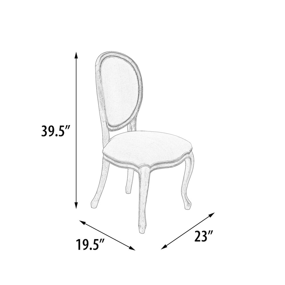Farmhouse Casual Dining Chair. Picture 5
