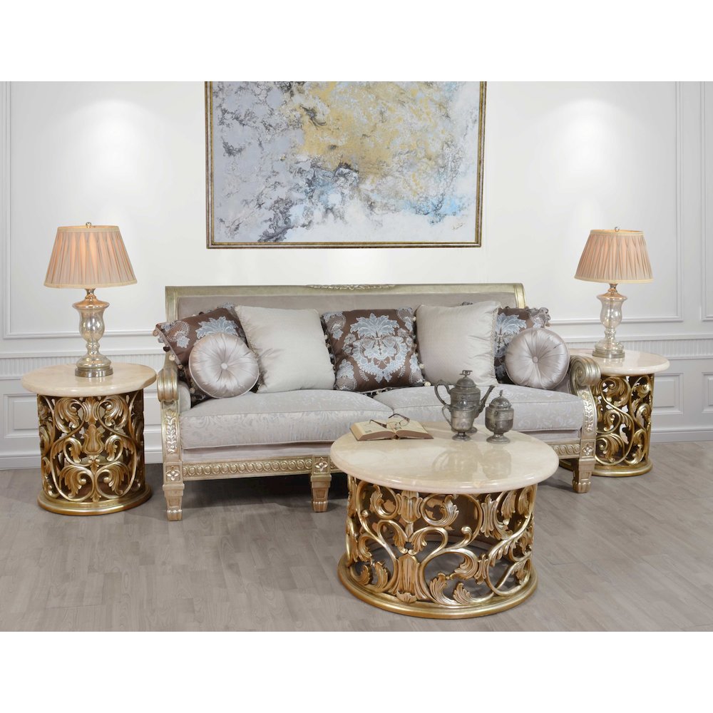 Platine Round Coffee Table. Picture 3