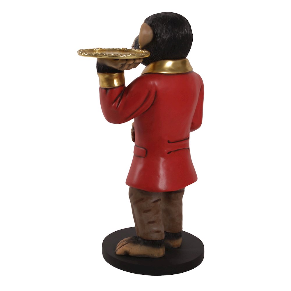 Chadsy the Chimp Waiter 37.5" Tall. Picture 2