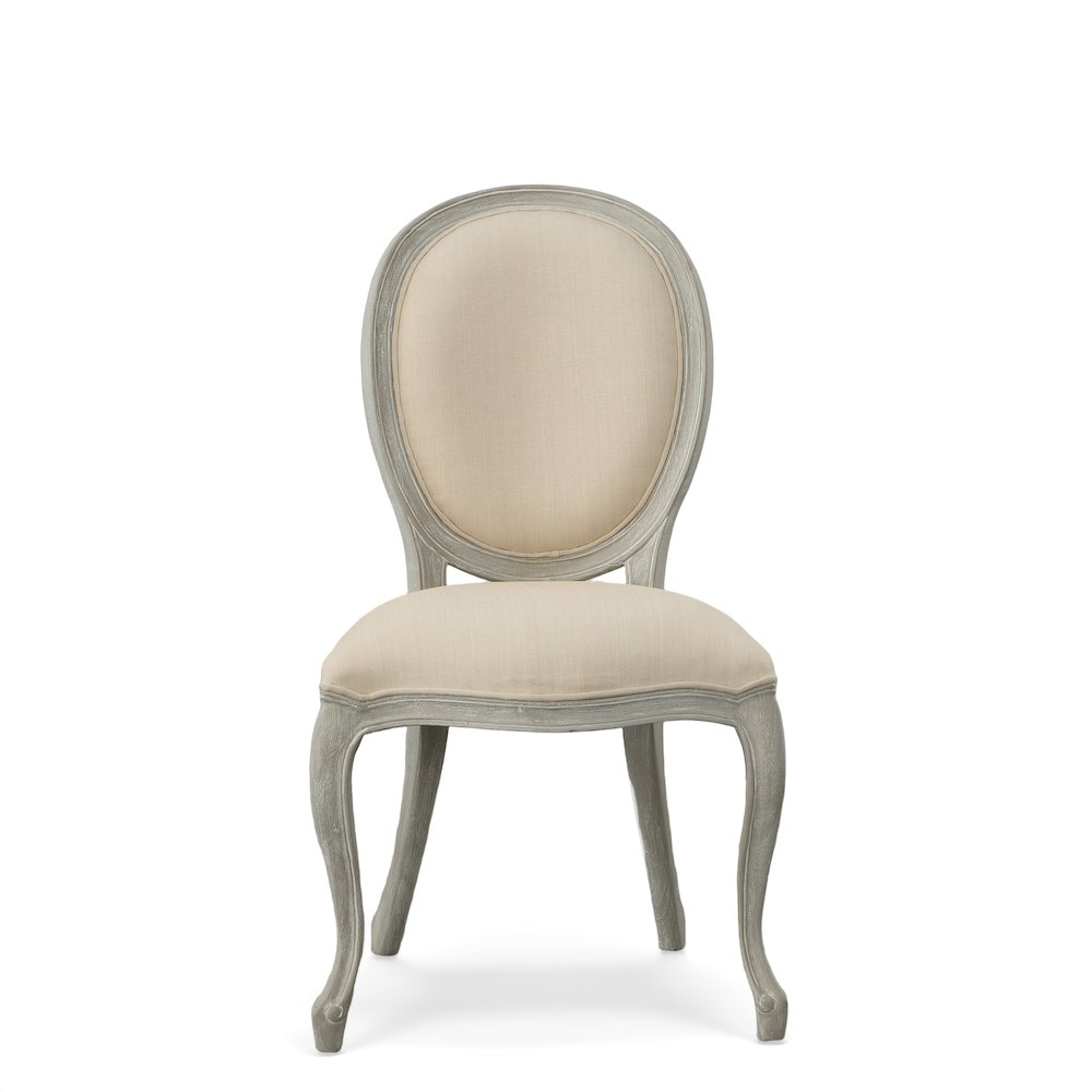 Mystique Gray Mahogany Casual Dining Side chair. Picture 1