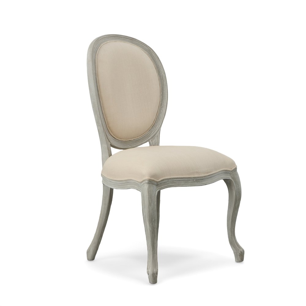 Mystique Gray Mahogany Casual Dining Side chair. Picture 2