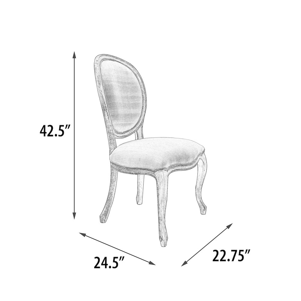 Mystique Gray Mahogany Casual Dining Side chair. Picture 5