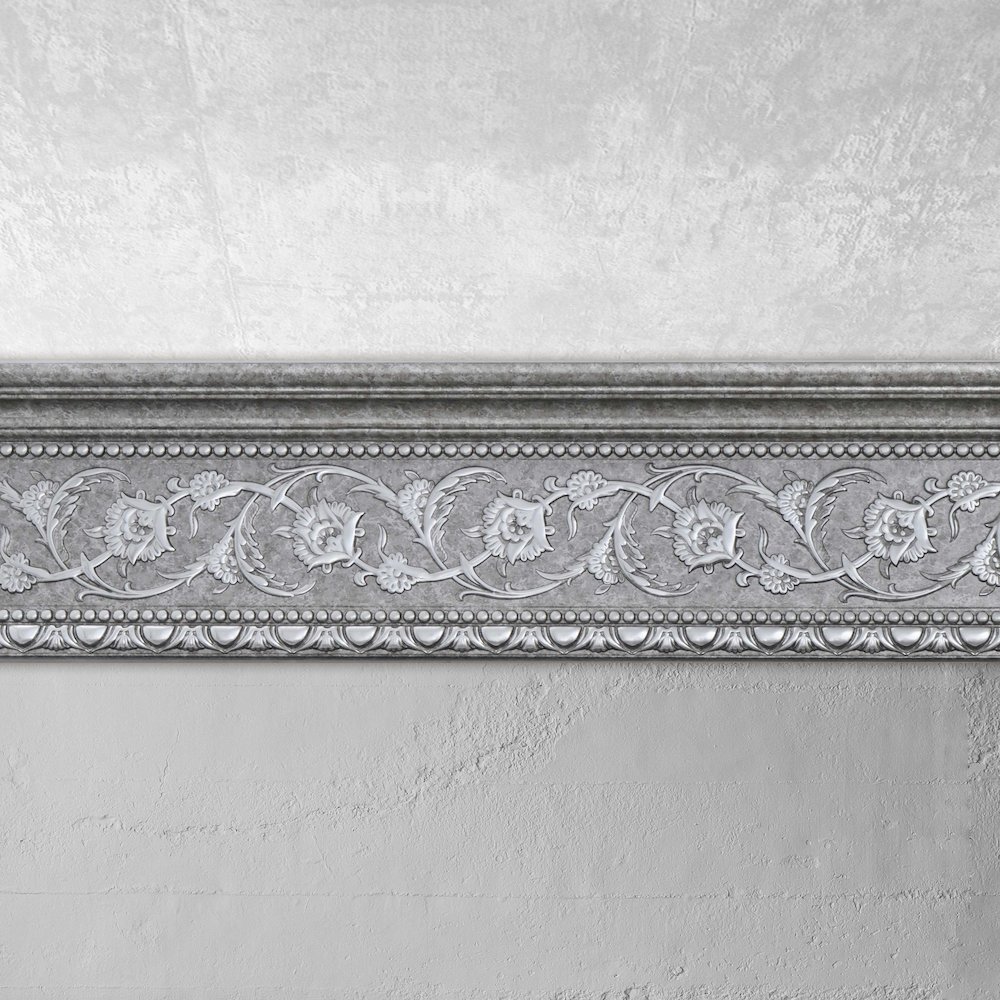 Grey and Silver Crown Molding 92 Inch. Picture 4