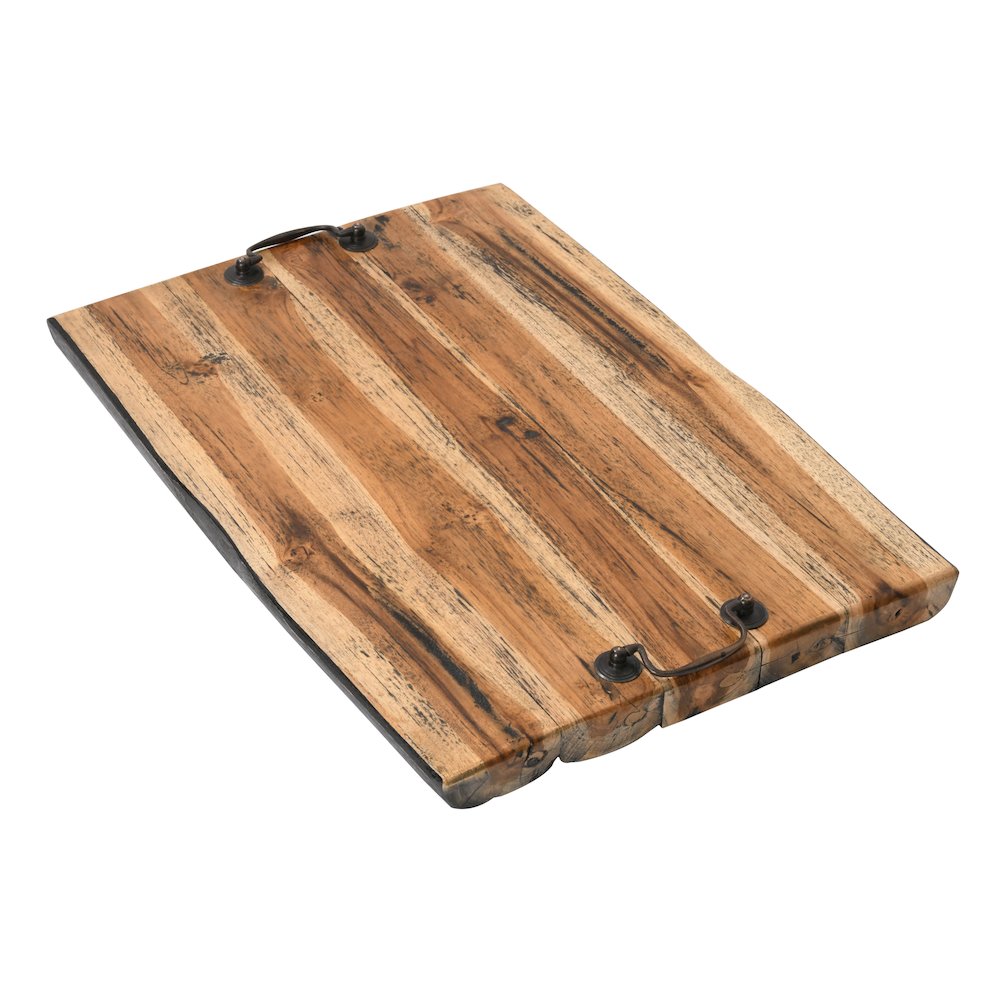 Teak Parisian 20X16X2 Inches Cutting Board With Handles. Picture 1