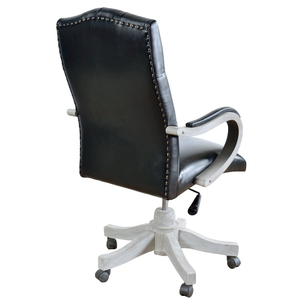 Mystique Gray Office Leather Chair. Picture 3