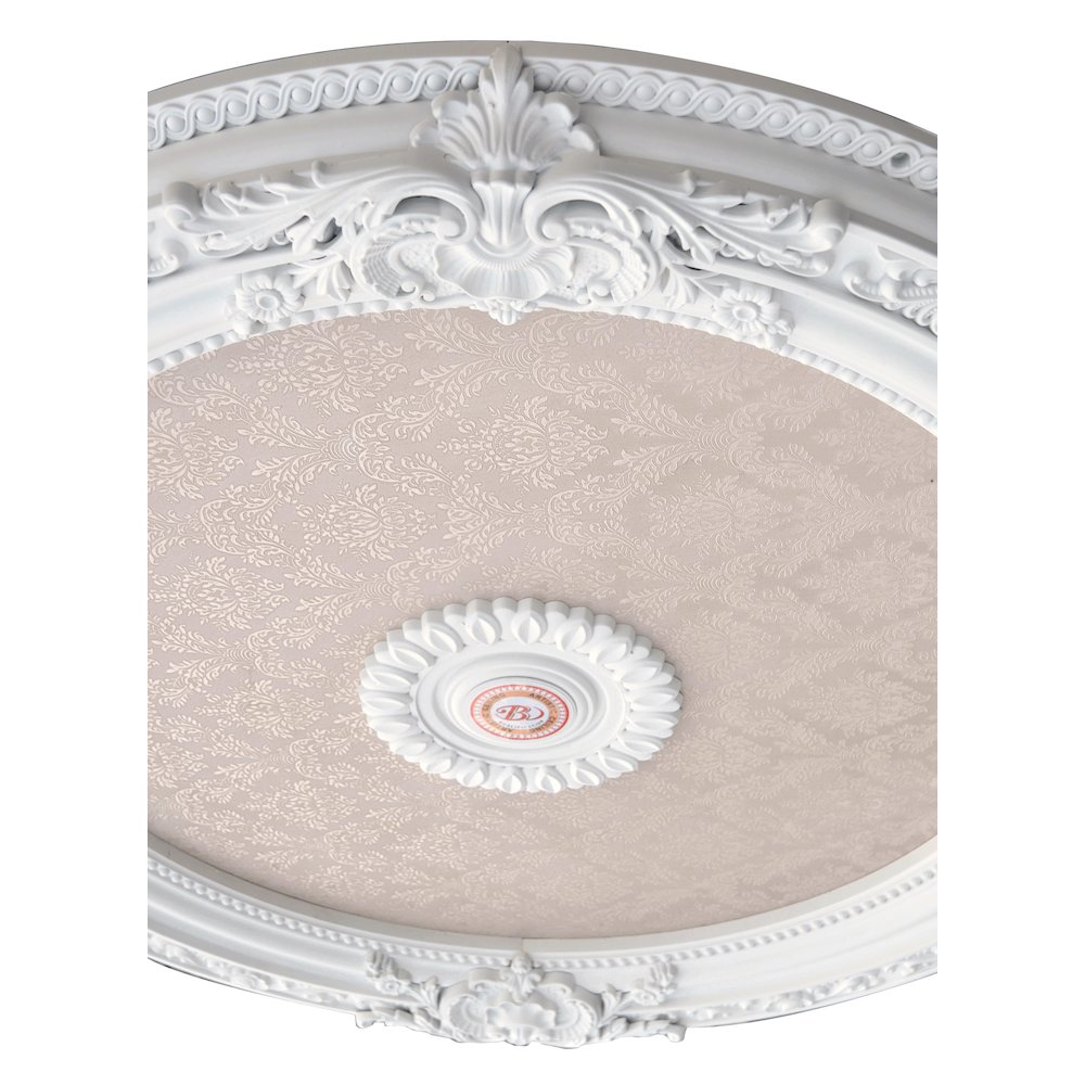 Blanco Round Chandelier Ceiling Medallion 36in. Picture 4