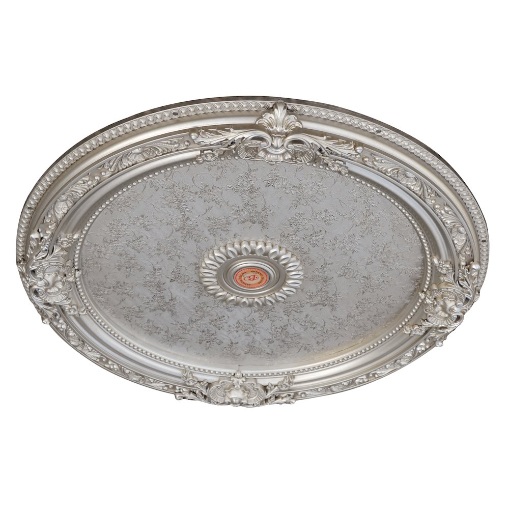 Champagne Round Chandelier Ceiling Medallion 36in. Picture 3